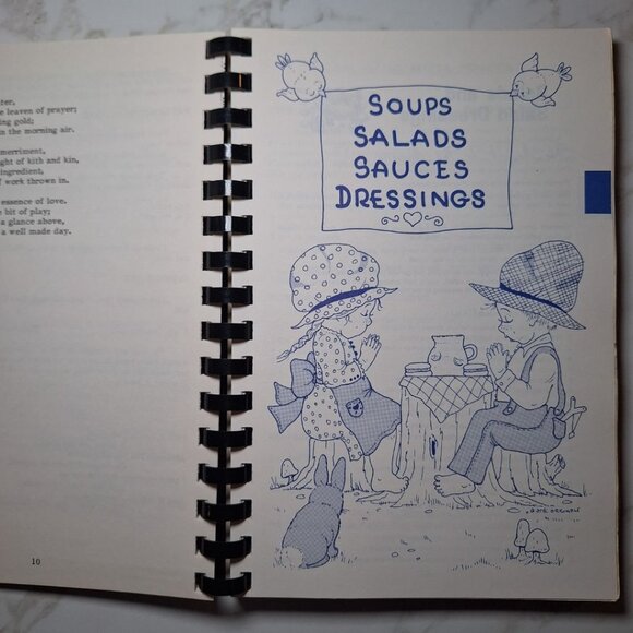 Bay Settlement Wisconsin Parish Cook Book Recipes Scratch Holy Cross Vintage 80s - Picture 7 of 12